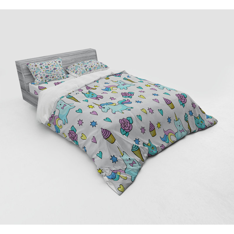 Cat unicorn bedding best sale